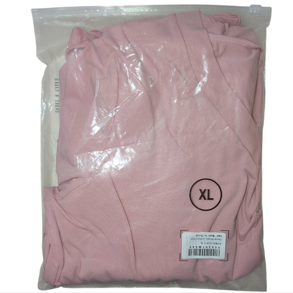 $5 BUNDLE SALE! Roll-Tab 3/4 Sleeve Blouse, Pink, Sz XL, NWOT - Picture 5 of 6